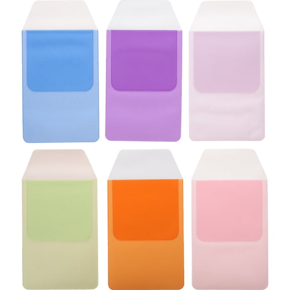 MEIBUTYUP 6 Pcs PVC Pen Pocket Protector for Nurses, Leakproof Insert Pouch