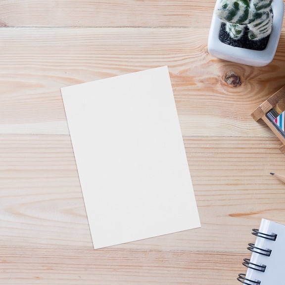 MEIBUTYUP 60pcs Flash Cards For Studying White Paper Double-Sided Learning Tools