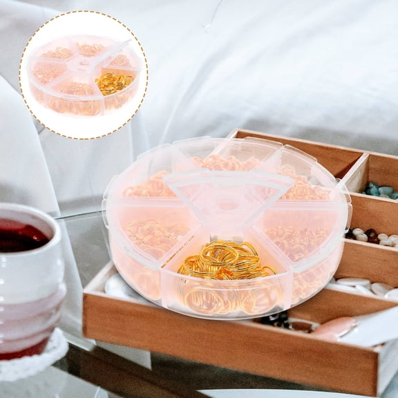 MEIBUTYUP Fine Workmanship Golden Iron Split Rings for DIY Jewelry Projects - 690Pcs