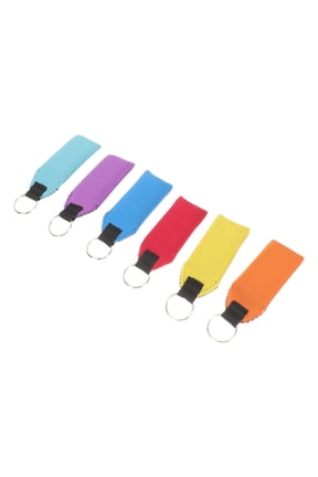 6-Pack Floating Keychain Pendants for Boating, Fishing, Rafting, and Water Sports Accessories