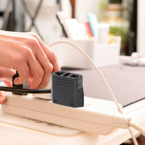 MEIBUTYUP 6-Pack Black Travel Adapter US to Socket Converter Compact Lightweight for International Use