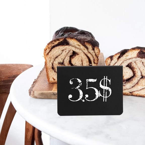 MEIBUTYUP 6-Pack Small Message for Kitchen Reminders and Table Signs, PVC Material