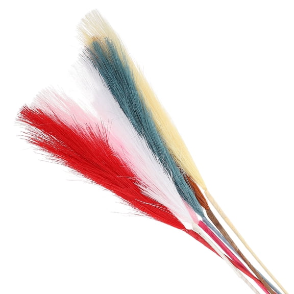 MEIBUTYUP 7Pcs Reed Grass Ornaments Artificial Reed Arrangement Decor Perfect for Fall Themed Home Decor