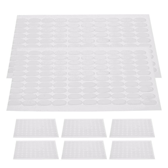 MEIBUTYUP 800Pcs Clear Double Sided Adhesive Dots Removable Sticky Putty for Glass Wood Office Use