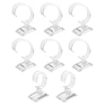 thumbnail image 1 of MEIBUTYUP 8Pcs Transparent C-Shaped Watch Display Stands for Wristwatch Showcase with Base for Home and Store Use, 1 of 8