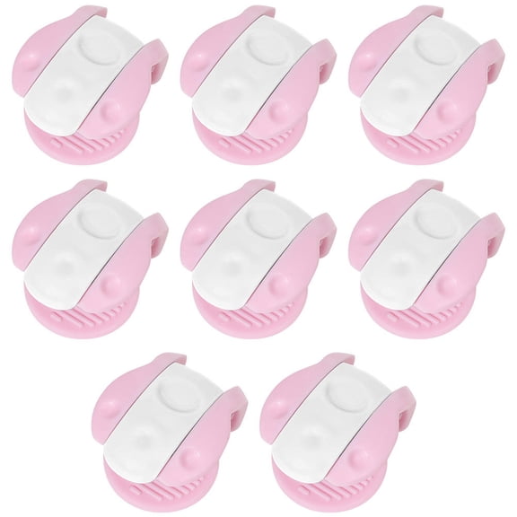 MEIBUTYUP 8pcs Plastic Quilt Holder Clips with Rounded Corners Anti- Retainers for Quilting and Sewing