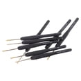 thumbnail image 1 of MEIBUTYUP 8-Piece Black Aluminum Crochet Hooks with Handles for Knitting, Crochet, and Craft Projects, 1 of 8