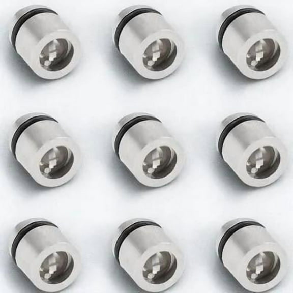 MEIBUTYUP 9-Piece Small LED Flashlight Set Portable Handheld Lights for Walking, Camping, Projects and Everyday Use