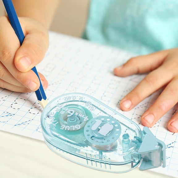 MEIBUTYUP Double Sided Clear Adhesive Roller Tape for Scrapbooking, Crafts, Photo Mounting and Office Use