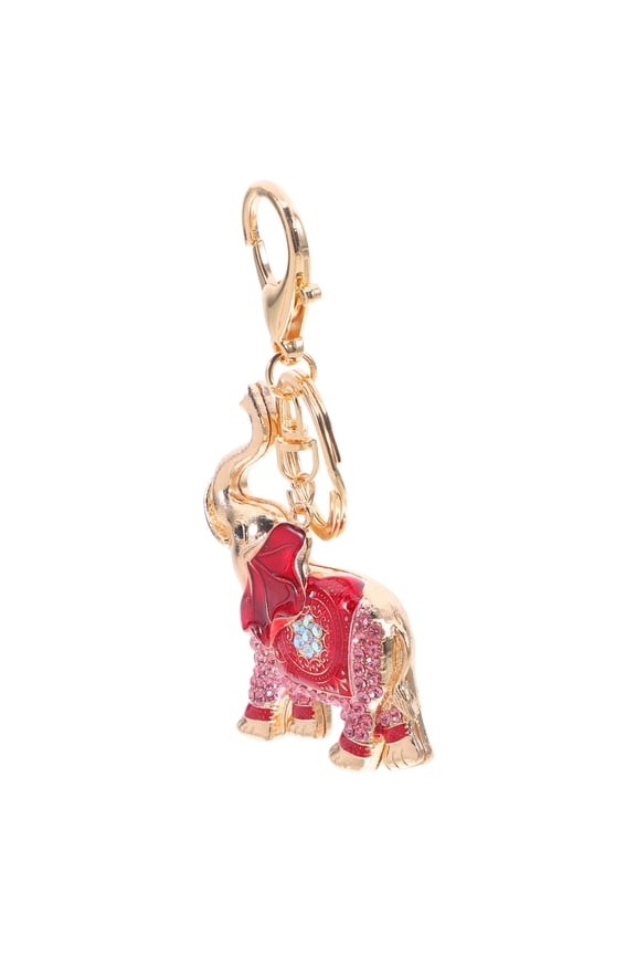Rhinestone Elephant Keychain 1Pack Cute Bag Charm For Stylish Handbags