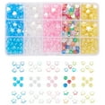 thumbnail image 1 of MEIBUTYUP Assorted Acrylic Beads for Jewelry Making, Colorful Spacer Bead Connectors with Holes for Craft Projects, 1 of 8