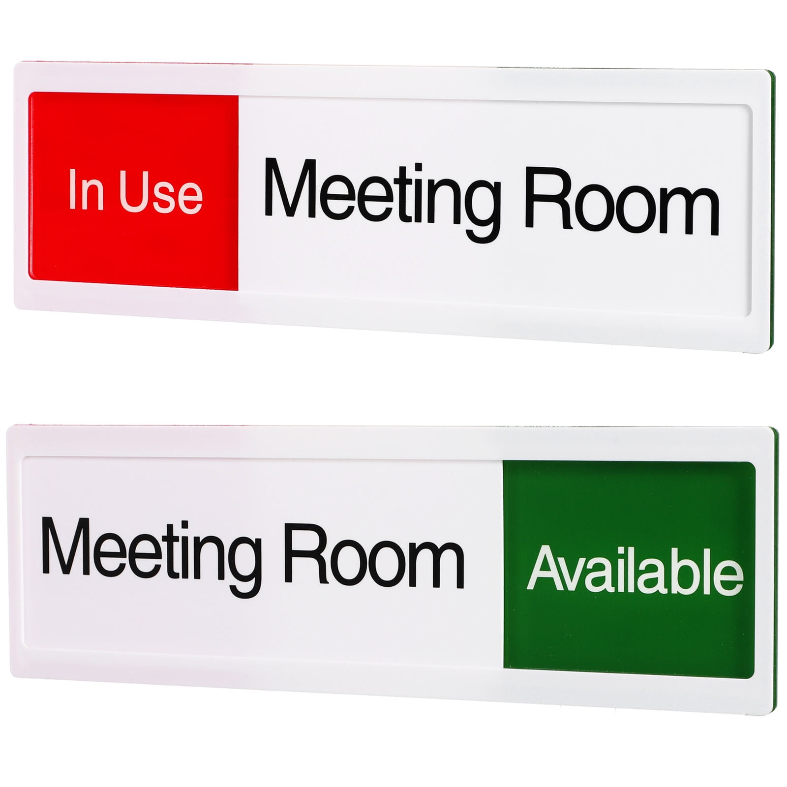 MEIBUTYUP Availability Sign for Office Door Slide Door Sign Acrylic ...