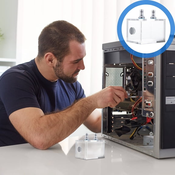 MEIBUTYUP Back to School Computer Water Cooling Tank for PC Liquid Cooling System 1Pack