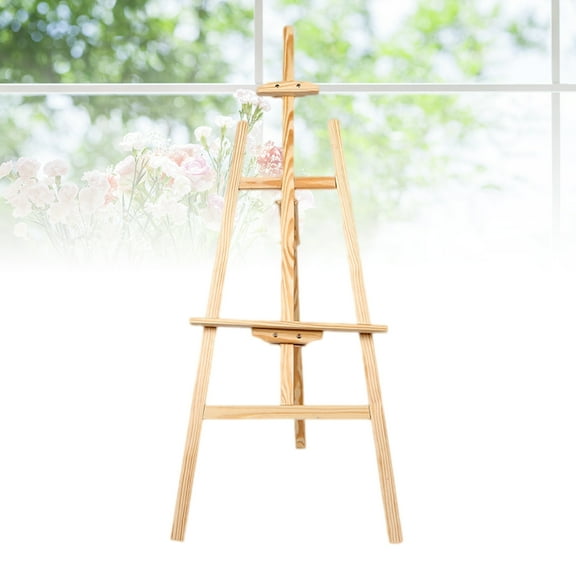 MEIBUTYUP Wood Easel For Painting Beige 1Pcs