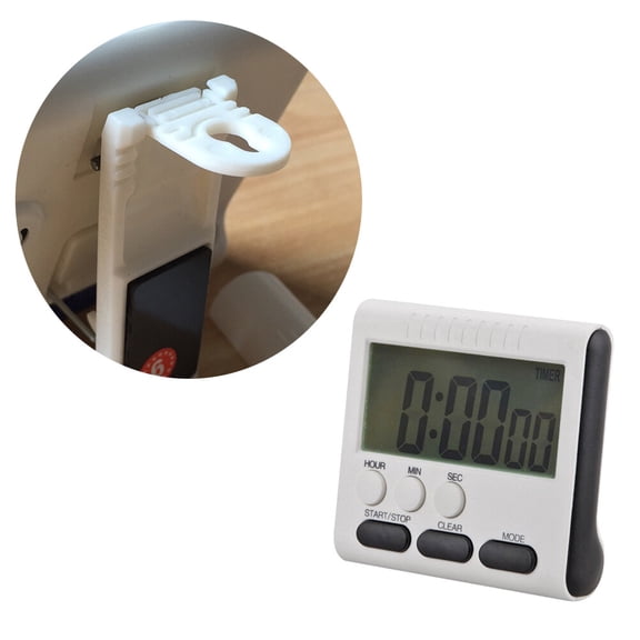 MEIBUTYUP Cooking Timers for Kitchen Plastic Large LCD Display Screen for Cooking 1Pack