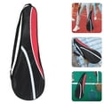 thumbnail image 1 of MEIBUTYUP Black Oxford Cloth Badminton Racket Bag with Adjustable Shoulder Strap for Sports Gear and Equipment Storage, 1 of 8