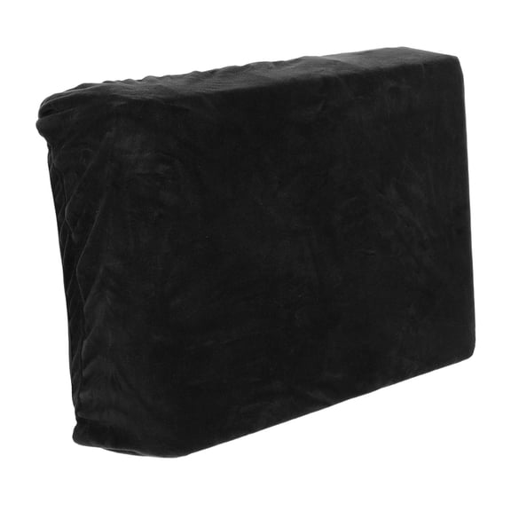 MEIBUTYUP Dustproof Computer Monitor Cover, Black Cloth, 24 Inch, Waterproof for Home and Office