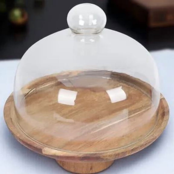 MEIBUTYUP 1 Set Cake Serving Plate with Lid Assorted Color Food Display for Weddings