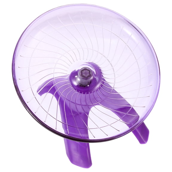 MEIBUTYUP Quiet Hamster Wheel Pet Wheel Round Plastic for Squirrels and Hedgehogs 1Pack