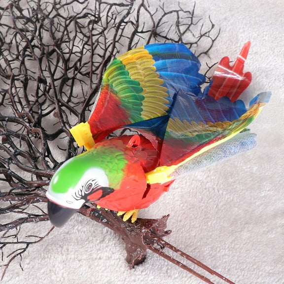 MEIBUTYUP Electric Chirping Bird Toy for Ceiling Hanging Indoor Decoration and Kids Playroom Fun