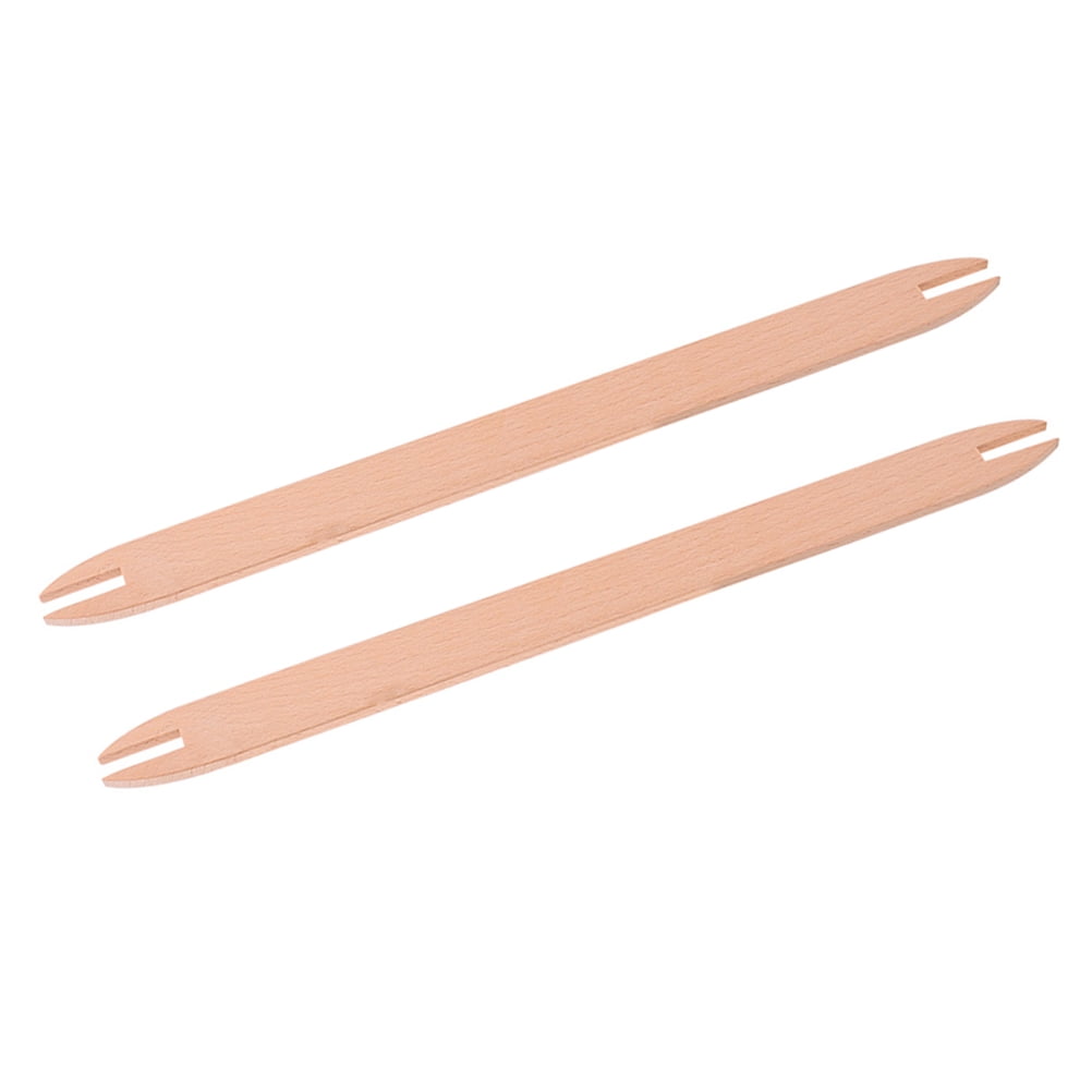 MEIBUTYUP Chocolate Wooden Shuttle Knitting Tools Set 2 Pcs Crafting ...