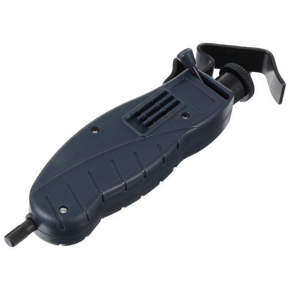 MEIBUTYUP Compact Wire Stripper Tool for Home Use Adjustable Blade PP Zinc Alloy Black 0.181 Inch