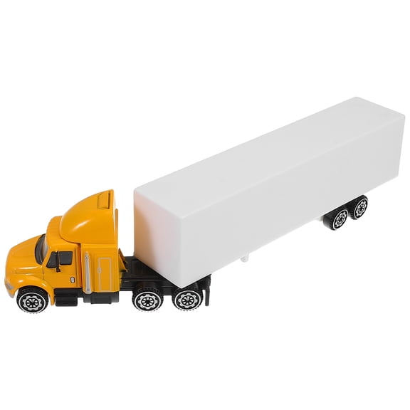 MEIBUTYUP Container Shape Toy Truck Alloy Educational Experience For Girls 1Pcs