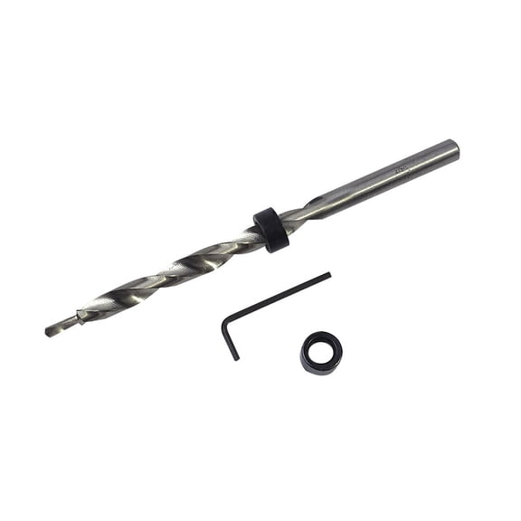 MEIBUTYUP Countersink Drill Bit Black Hex S for Woodworking, Steel, Golden