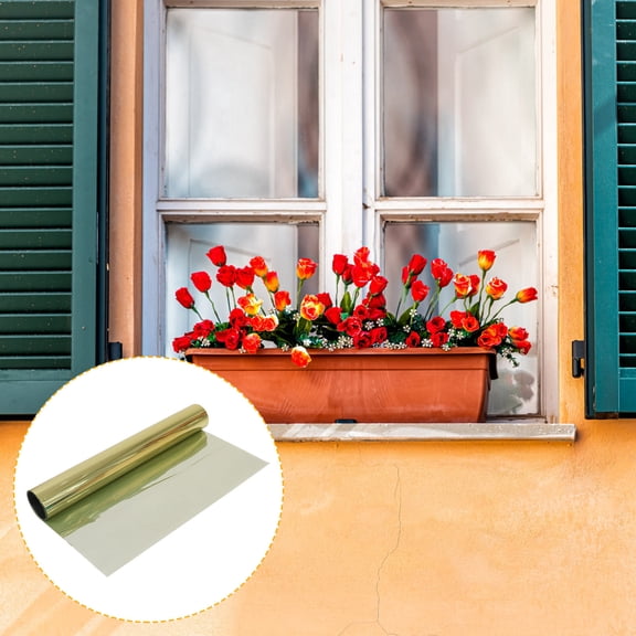 MEIBUTYUP Window Film Decorative Silver Roll for Users 1Set