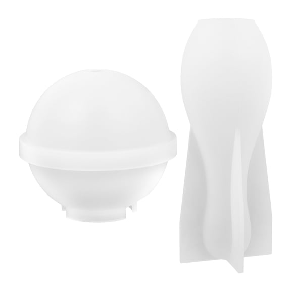 MEIBUTYUP Diy Bowling Ball and Pin Mold Kit Crystal Epoxy Casting Set Indoor Bowling Game for Kids