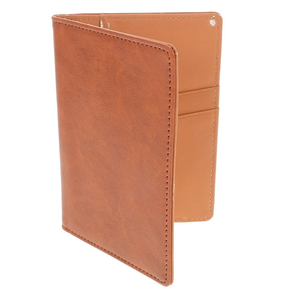 MEIBUTYUP Brown Travel Document Holder and Organizer, 1-Pack for Secure and Convenient Travel