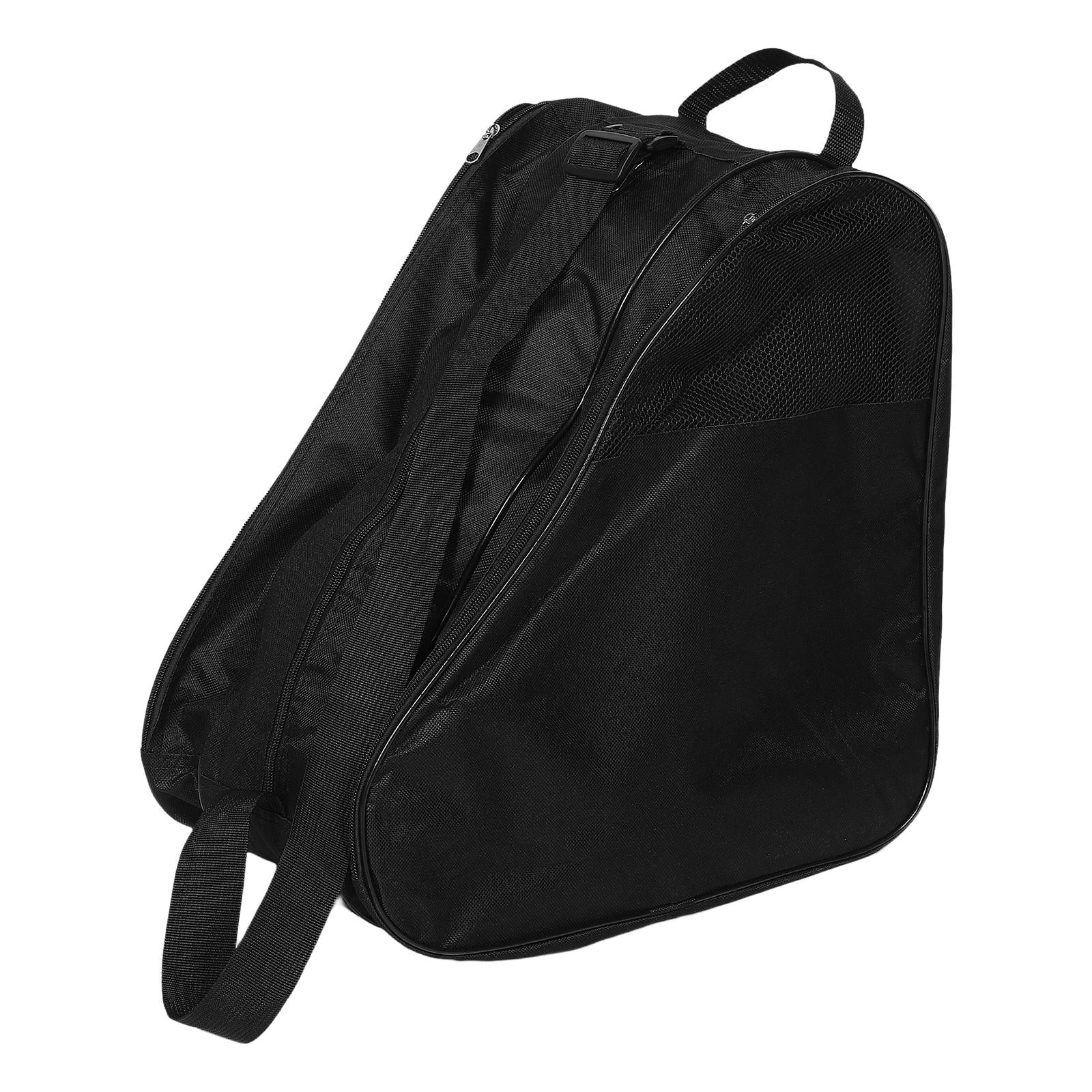 MEIBUTYUP Double Shoulder Skating Backpack in Black Oxford Cloth ...