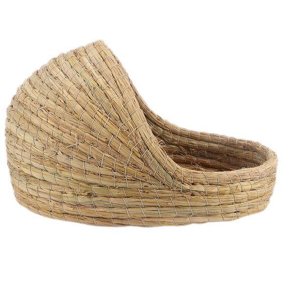 MEIBUTYUP Hamster Sleeping Cushion Hamster Woven Straw 1Pack