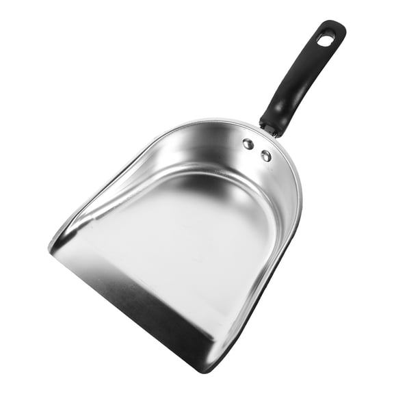 MEIBUTYUP Dustbin For Bedroom Handheld Silver Dustpan 1Pack