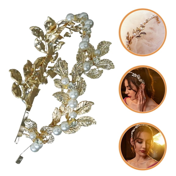 MEIBUTYUP Elegant Wedding Headband with Bridal Hairband for Wedding Hairstyles and Special Occasions