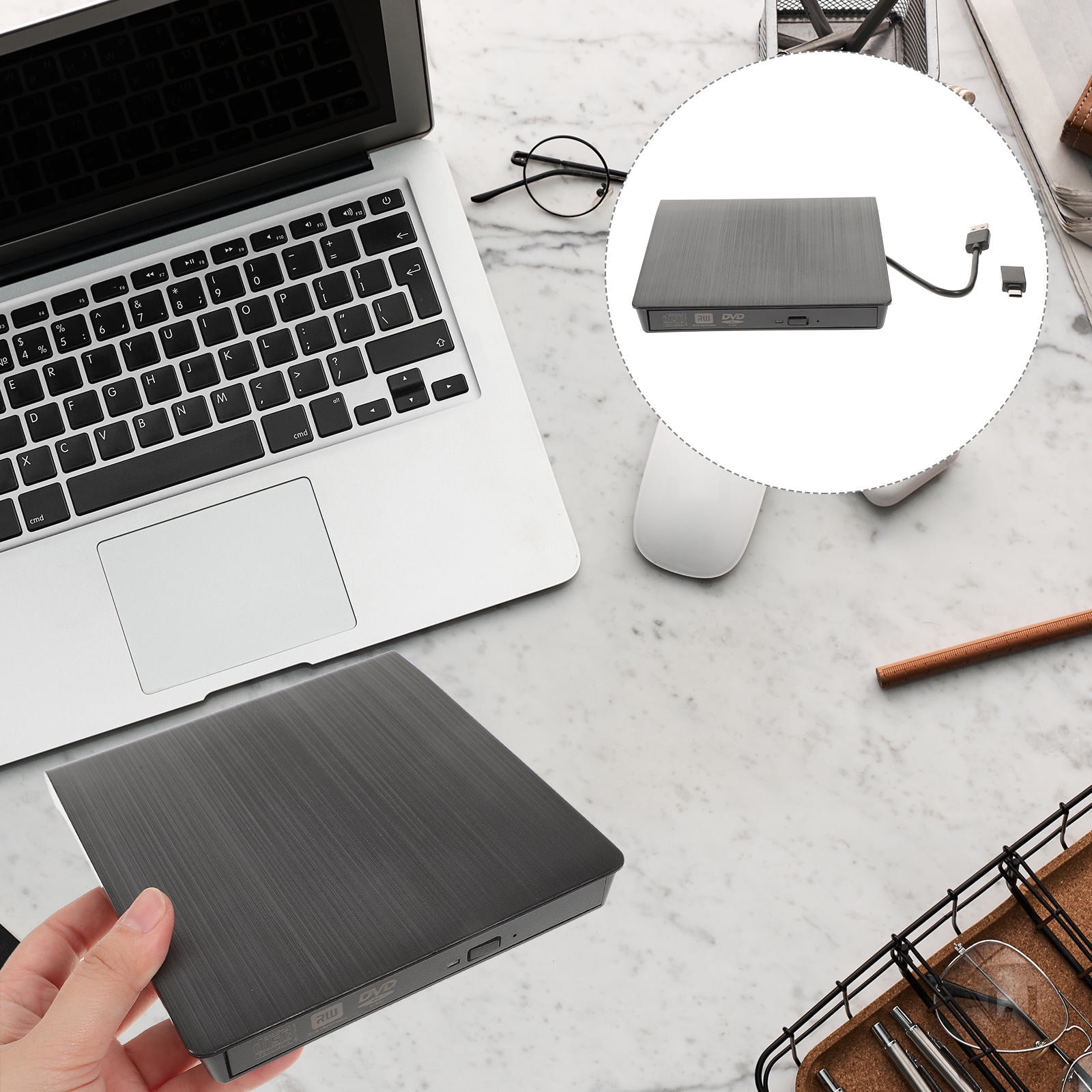 Pop Up Mobile External Dvd Rw