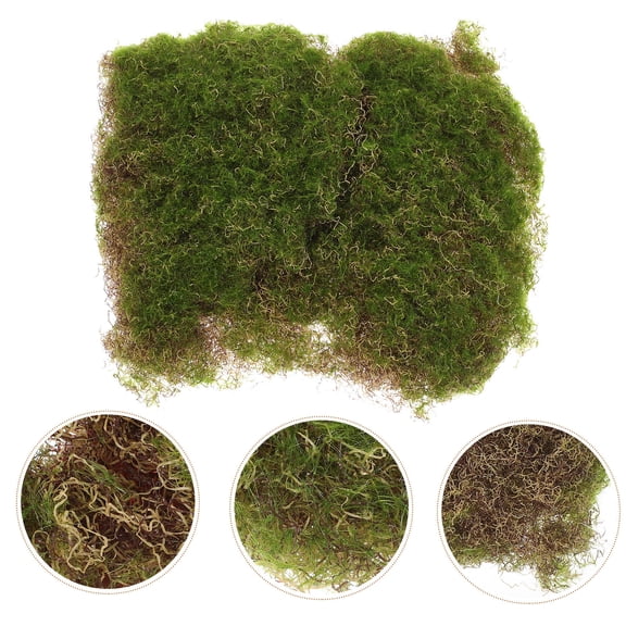 MEIBUTYUP Artificial Moss for Crafting and Home Decor, Green Faux Moss Set for Projects and Floral Arrangements