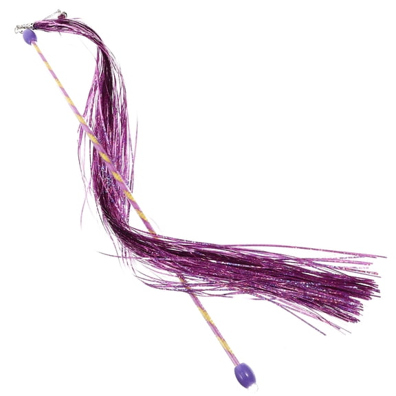 MEIBUTYUP Funny Cat Toy for Bonding with Cats Interactive Teaser Cat Toy Purple 1Set