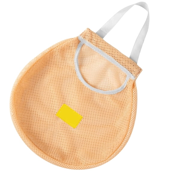 MEIBUTYUP Khaki Hanging Mesh Bag for Garlic, Onion, - Kitchen Storage Organizer for Vegetables and Produce