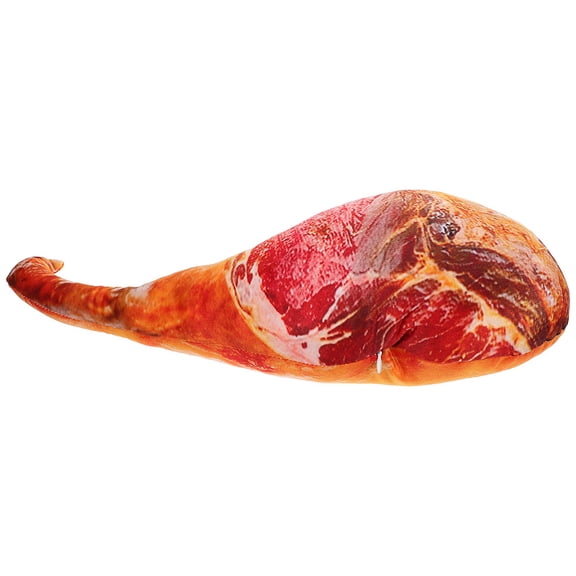 MEIBUTYUP Ham Shape Plush Pillow Soft Stuffed Cushion Decorative Throw Pillow for Home Sofa Bedroom