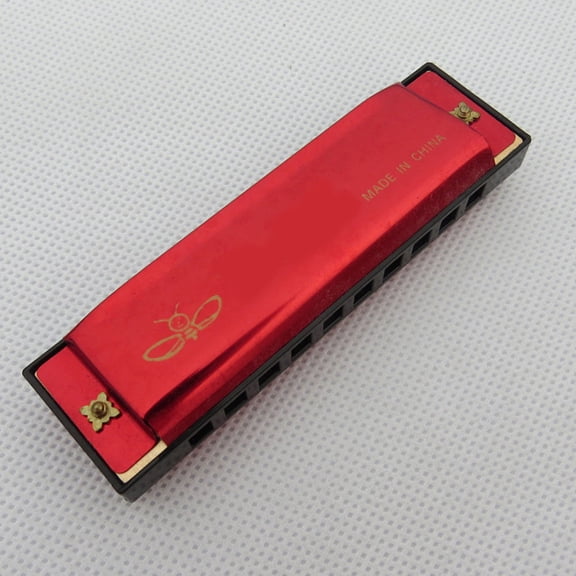MEIBUTYUP Plastic Harmonica with Multiple Holes, Beginner Musical Instrument for Kids and Music Learners, Easy to Play