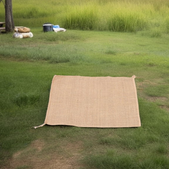 MEIBUTYUP Burlap Potato Sack Race Bags, Reusable Lightweight Jute Bags for Outdoor Lawn Games and Party Activities