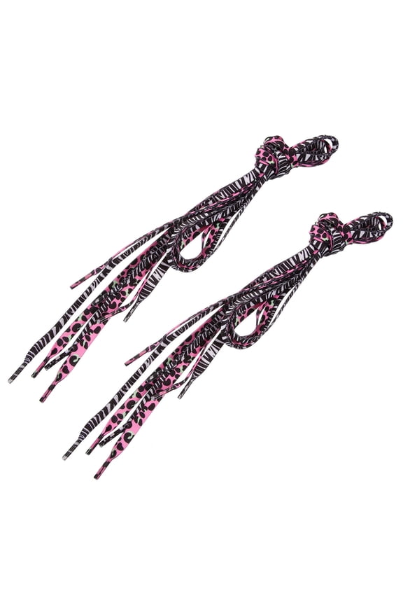 Outdoor Casual Use 2 Pairs Flat Polyester Shoe Strings