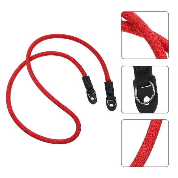 MEIBUTYUP Professional Camera Strap Red Stainless Steel Firm Hanging Studio Use 1Pcs
