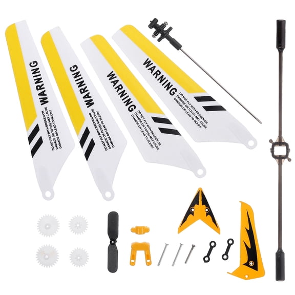 MEIBUTYUP S107g RC Helicopter Replacement Accessories, Yellow Hard Plastic Parts for Remote