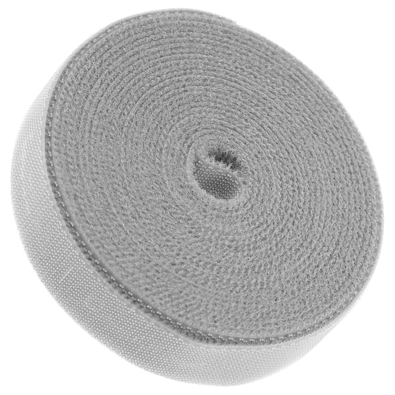 MEIBUTYUP Reusable Grey Cord Wraps for Home Cable Organization Strong Cord Straps and Holders