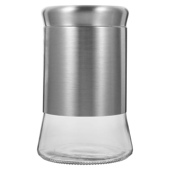 MEIBUTYUP Stainless Steel Tea Canister with Sealed Lid for Kitchen Storage and Coffee