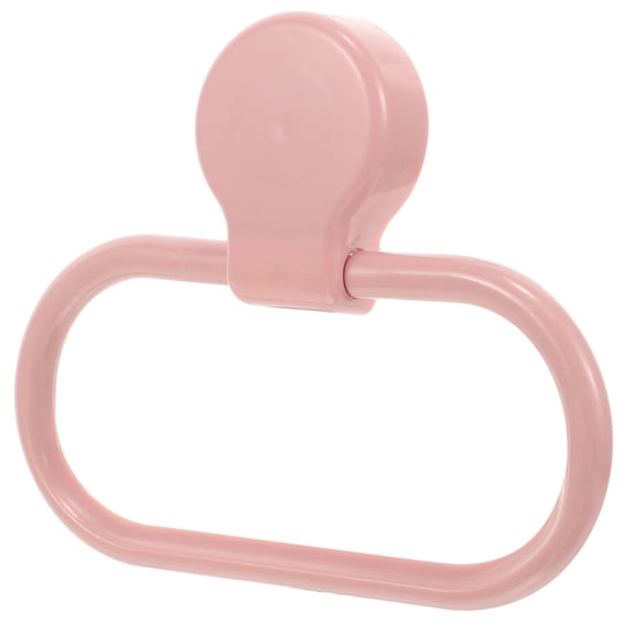 MEIBUTYUP Self Adhesive Bathroom Towel Ring Holder No Drill Towel Hanger 1 Set Paper Towel Wall Hanging Rack