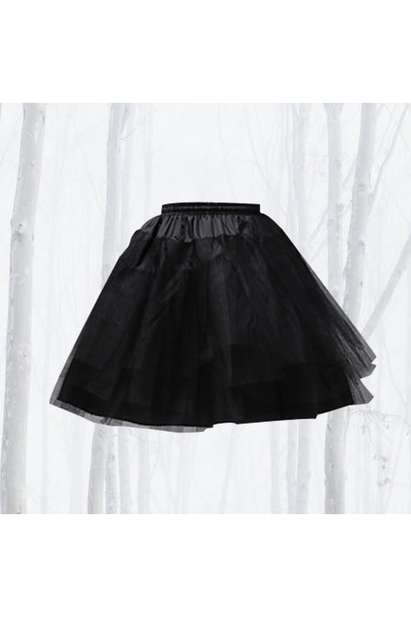 Black Tutu Skirt for Women and Girls, 1 Piece Acetate Fiber Dress Up Skirt, Comfortable and Stylish