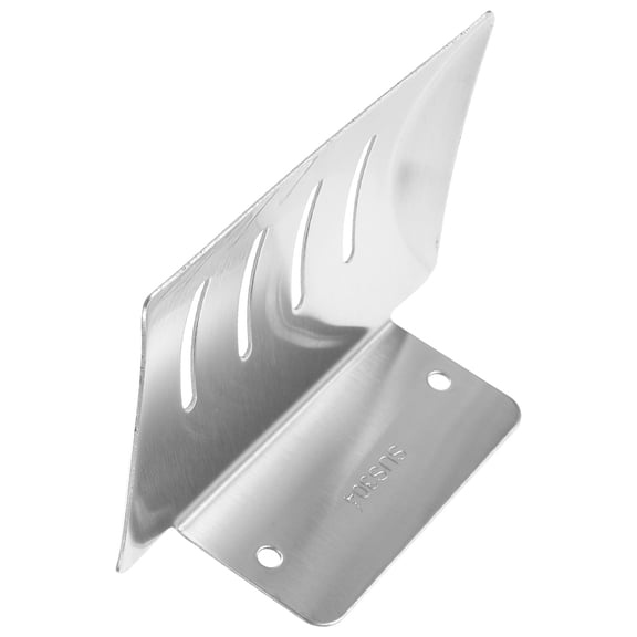 MEIBUTYUP Mounting on Tiles Soap Dish Wall Mount Draining Soap Rack 1Pack Silver